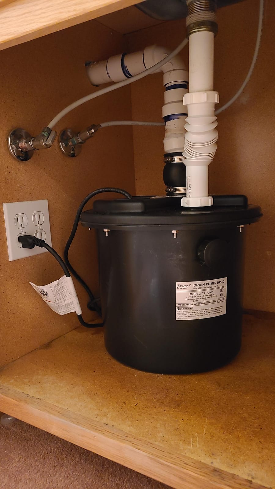 Zoeller 105-001 Automatic Drain Pump System -115V customer photo 2