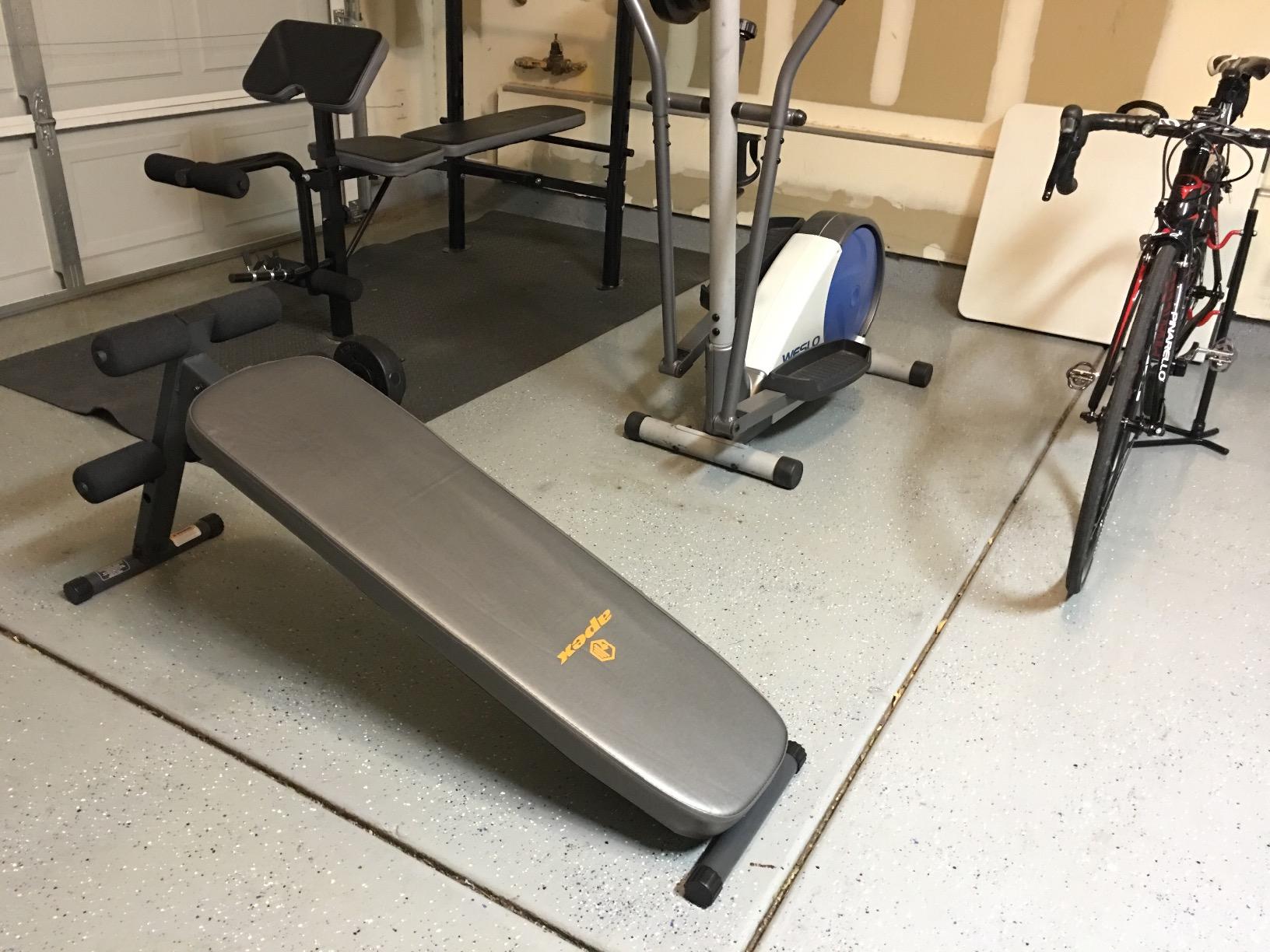 Marcy Slant Board Sit Up Bench, Decline Ab Crunch Board, Foot Anchors JD-1.2 customer photo 1