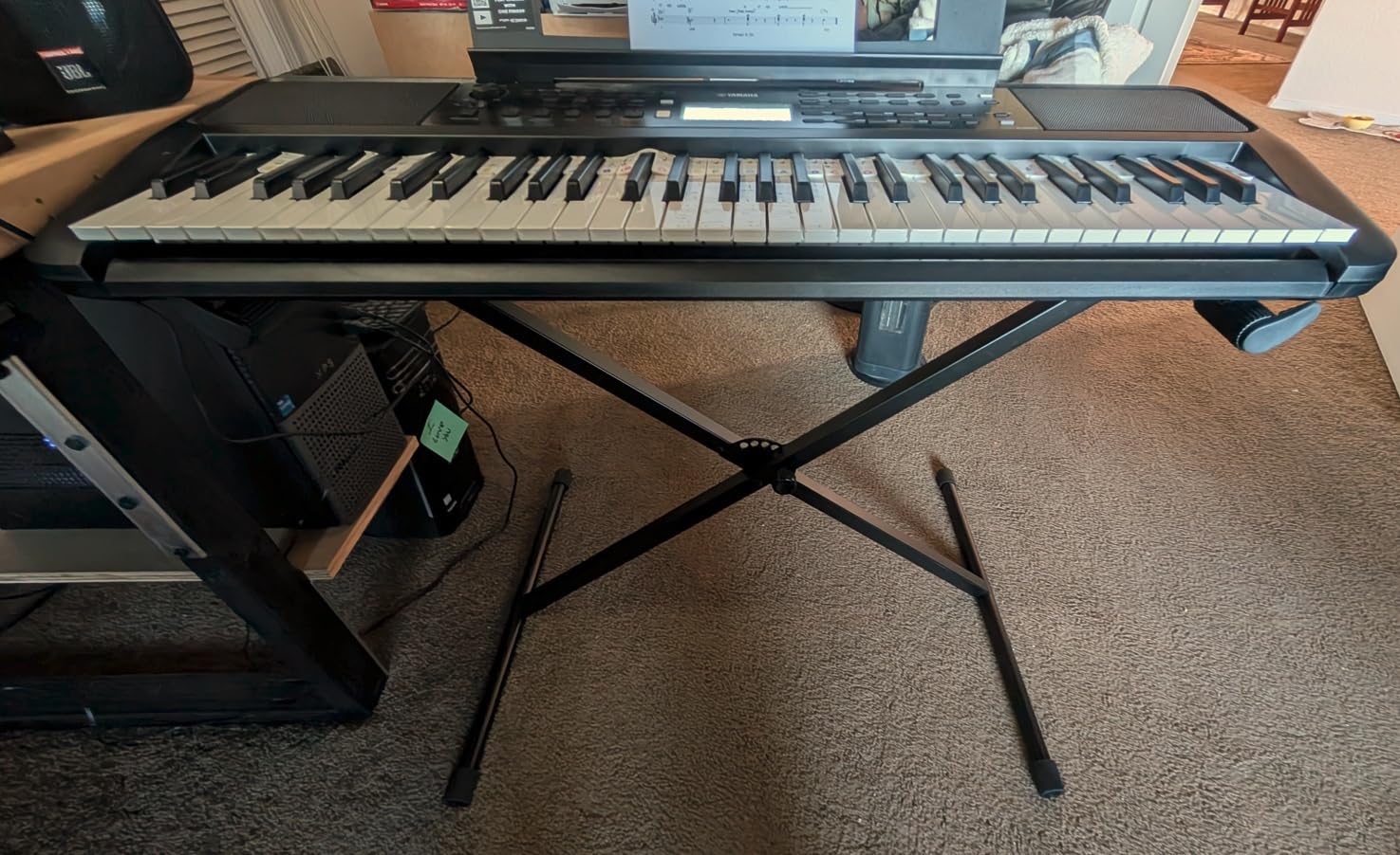 Yamaha OEM PKBS1MM X-style Portable Keyboard Stand customer photo 2