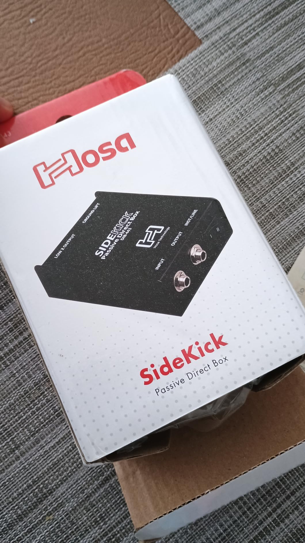 Hosa DIB-443 Sidekick Passive DI Box, 1/4 Inch TS to XLR3M customer photo 1