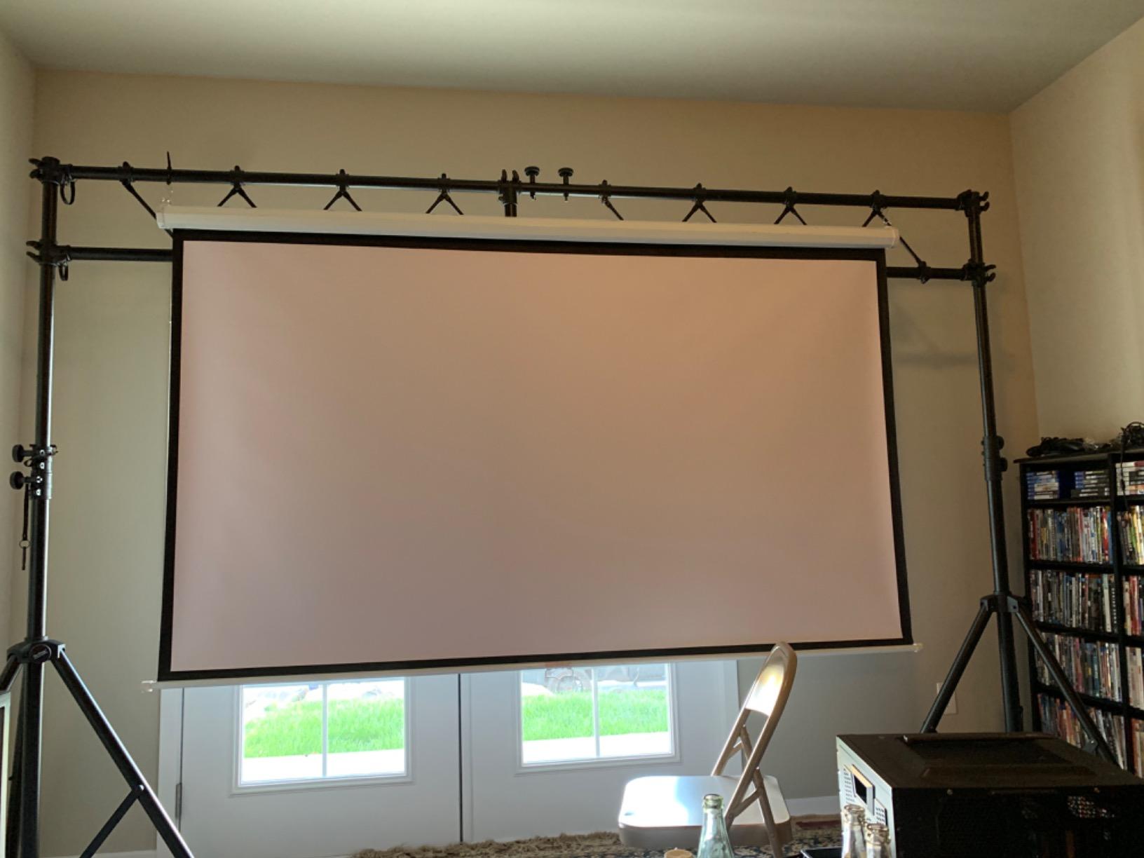 On-Stage LS7730 Lighting Stand with Truss (Folding, Portable PAR Can and LED Light Rig for Theaters, Auditoriums, Concert Halls, Clubs, and Venues, Adjustable Height, Rubber Feet, Metal, Black) customer photo 1