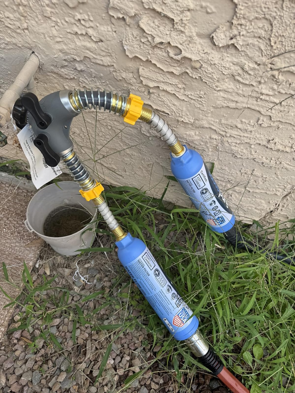 Camco Tastepure RV Water Filter 2-pk - GAC & KDF Filtration-Made in the USA | Advanced RV Inline Water Filter with 6-Step Patent-Protected Filtration - Camping Essentials for Fresh Drinking Water (40045) customer photo 2