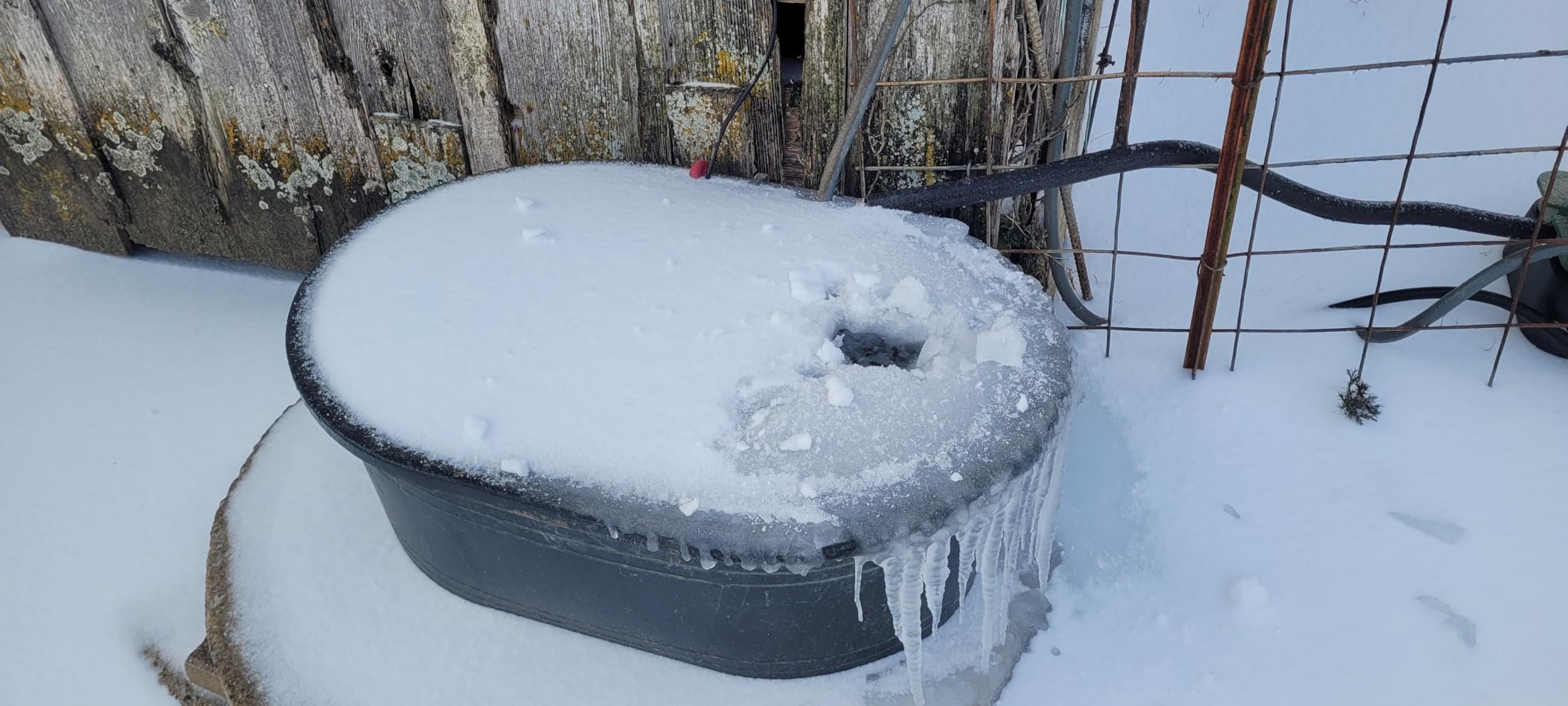 K&H Stock Tank Deicer, Pond Heater, 500W, Safety Listed, Red customer photo 2