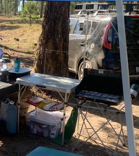 Coleman Pack-Away Portable Camp Kitchen, Outdoor Folding Kitchen with Food Prep Area, Great for Camping, Tailgating, Grilling & More customer photo 1