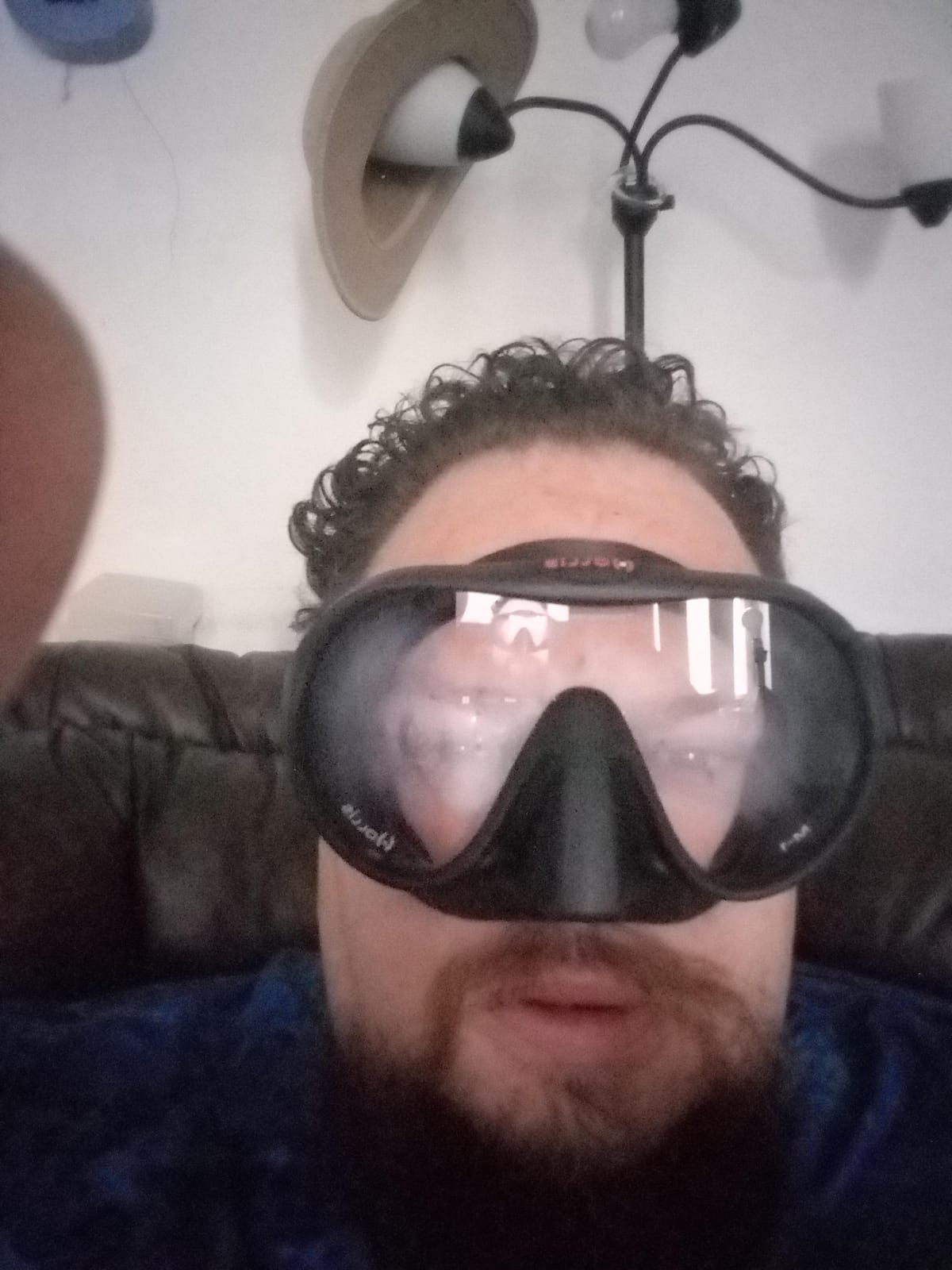 Hollis M-1 Mask | Ideal for Scuba Diving and Snorkeling | Ultra Clear Glass | Comfortable, Frameless Silicon Skirt | Wide Range of Vision | Distortion Free Vision | Fantastic Color Visibility customer photo 2