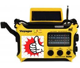 Kaito KA500 5-way Powered Solar Power,Dynamo Crank, Wind Up Emergency AM/FM/SW/NOAA Weather Alert Radio with Flashlight,Reading Lamp and Cellphone Charger, Yellow customer photo 1