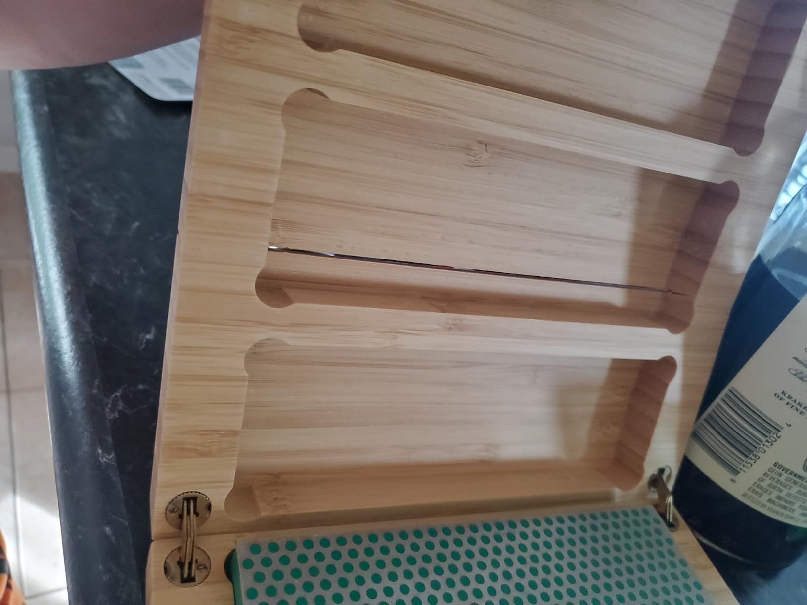 DMT Deluxe Diamond Professional Knife Sharpening Kit - Includes Set of 3 Diamond Whetstone Blocks for Kitchen Knives, Lawn Mower Blades, Hunting/Butchery Tools, and More - Comes in Natural Wood Box customer photo 1