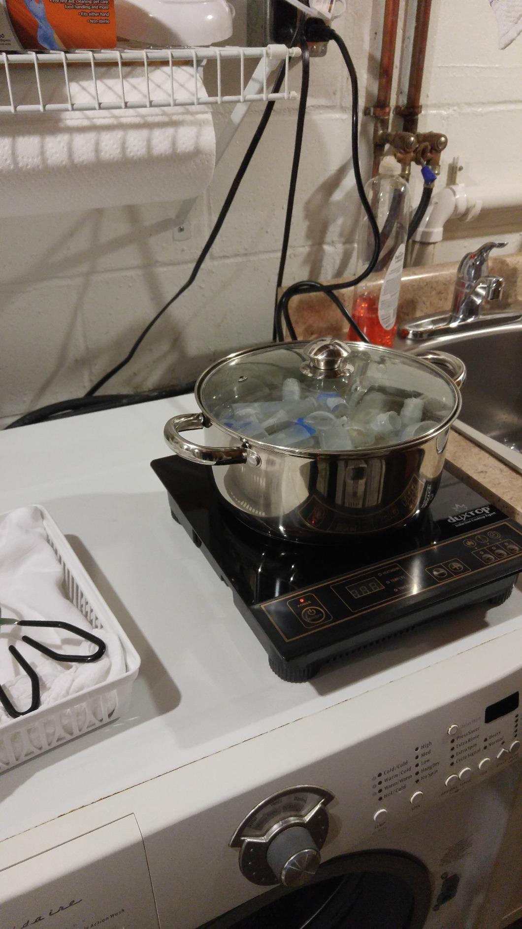 Duxtop 1800W Portable Induction Cooktop Countertop Burner, Gold 8100MC customer photo 1