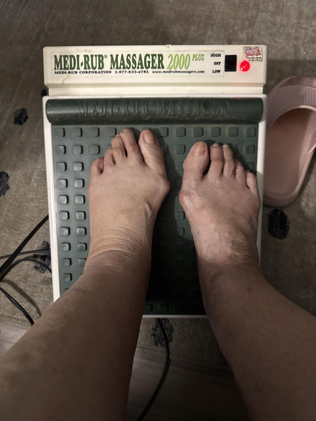MedMassager Foot Massager Plus, Deep Tissue, Dual Speed, Portable, MMF07 customer photo 1