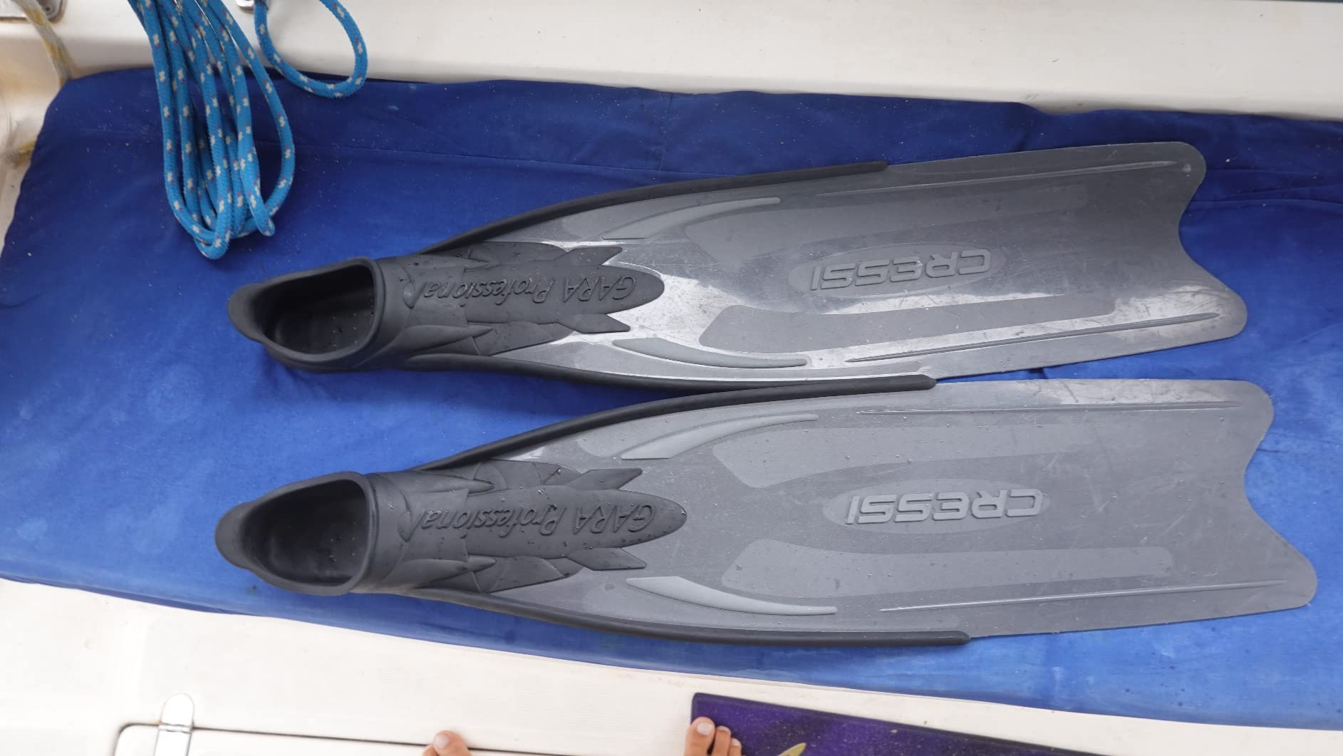 Soft Full Pocket Long Blade Fins for Freediving Speafishing | Gara Professional LD Made in Italy by Cressi: Quality Since 1946 customer photo 1