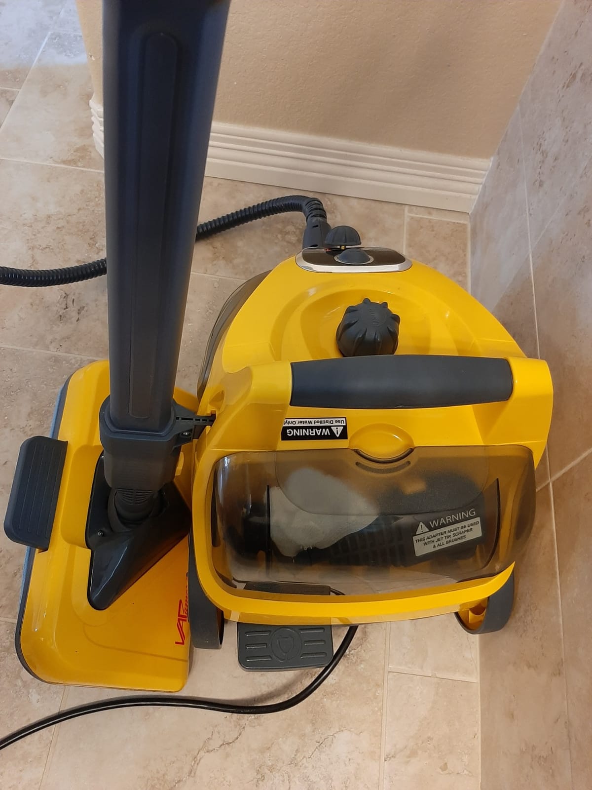 Vapamore MR-100 Primo Steam Cleaner & Steam Mop for Chemical-Free Cleaning | Steam cleaner, steam mop & steamer for cleaning; 220°F chemical-free steam; 60-min runtime; 20 tools; lifetime warranty customer photo 2