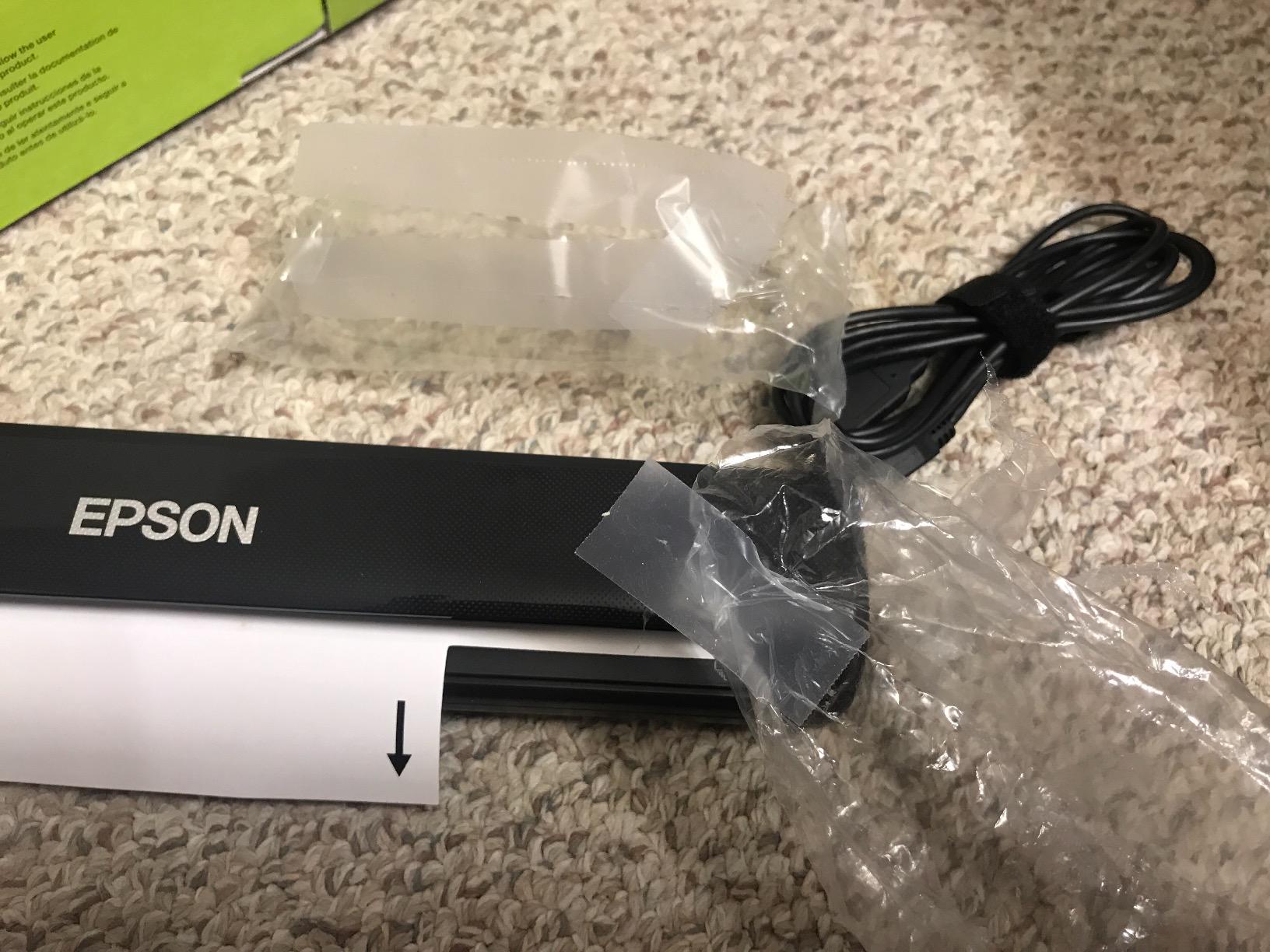 Epson Workforce DS-30 Portable Document Scanner for PC and Mac, Sheet-fed, Mobile/Portable customer photo 2