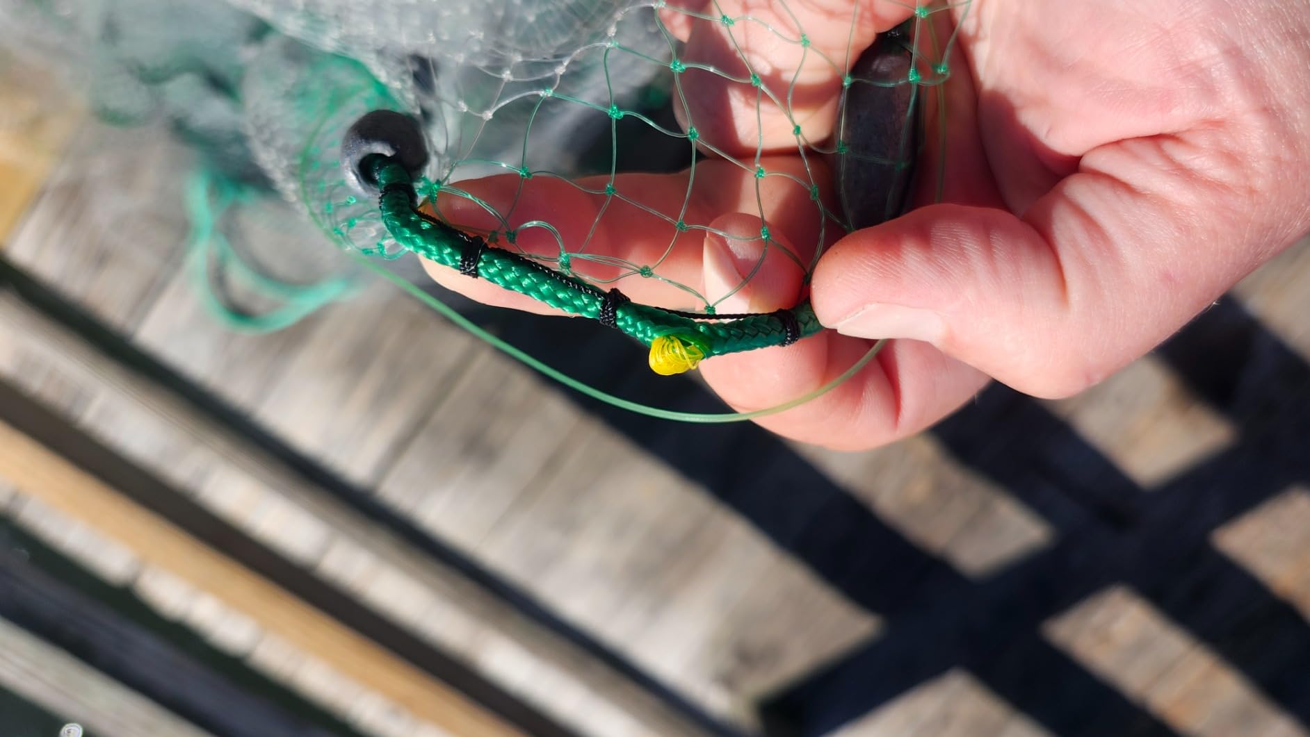 Betts Hi Tider 8-Feet Mono Cast Net with Lead Weight and 3/8-Inch Mesh customer photo 2