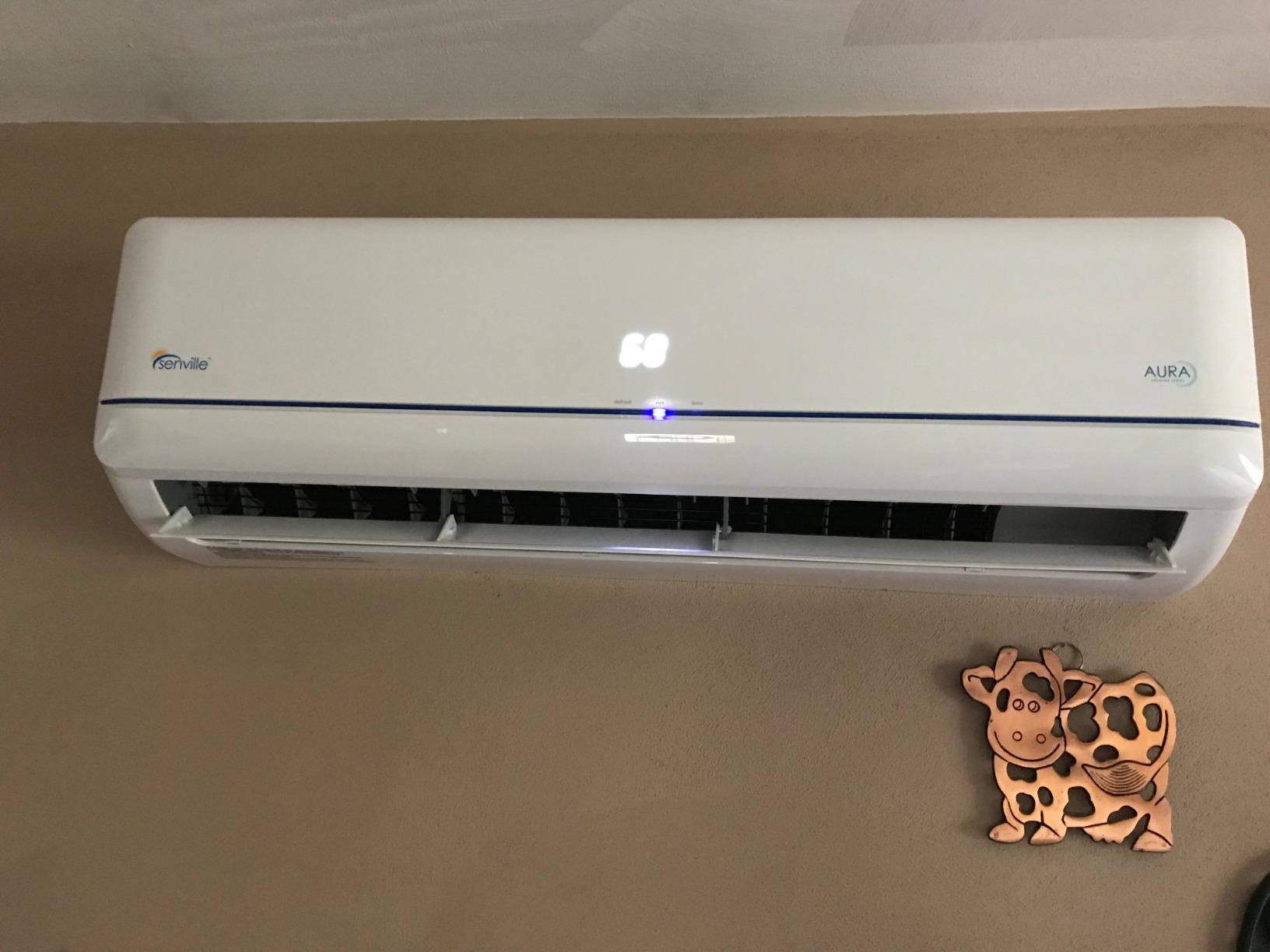 Senville AURA Mini Split Air Conditioner, Heat Pump, White, 18000 BTU customer photo 1