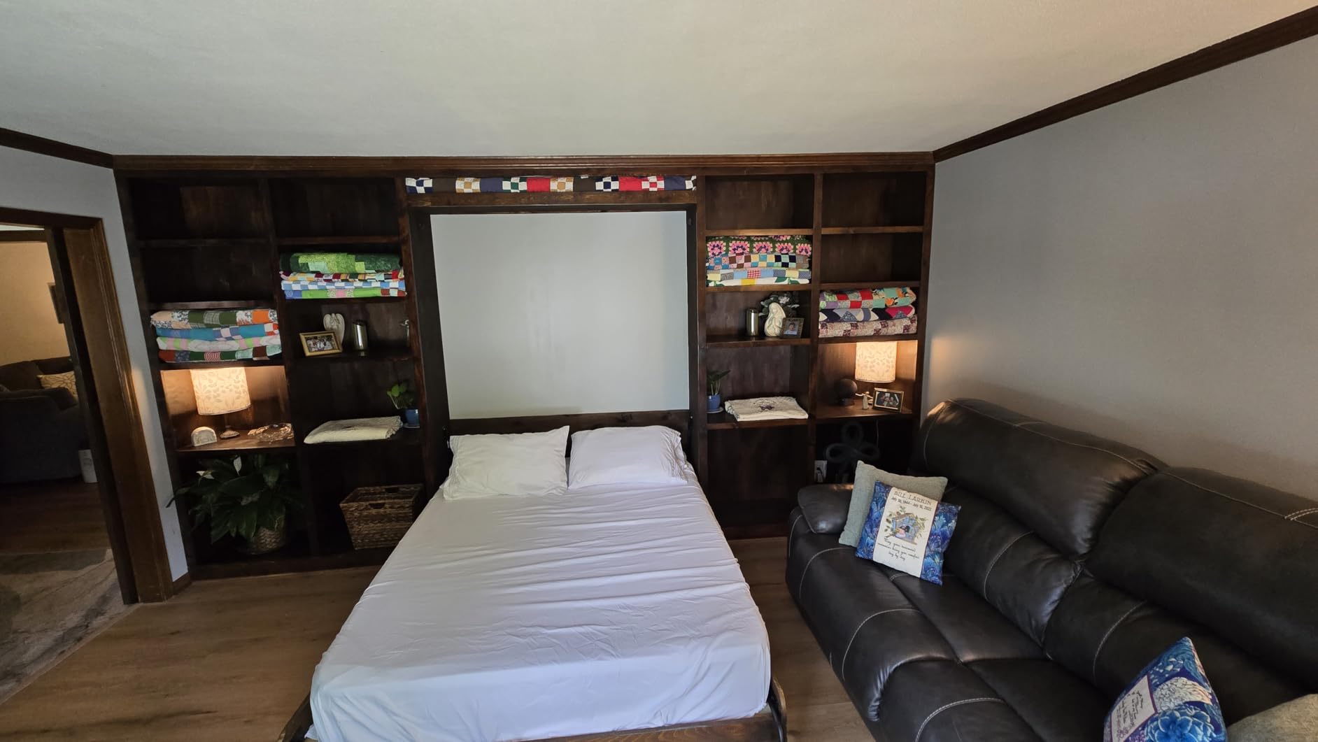 Twin Size Deluxe Murphy Bed Kit, Horizontal customer photo 2