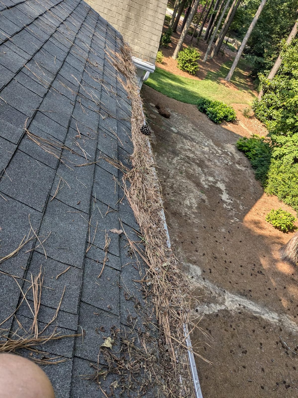 FlowGuard Gutter Guard, USA Made Professional DIY 5 Inch 50-Year Gutter Cover Leaf Protection System - White - Aluminum - 102 Feet - by FlexxPoint customer photo 1