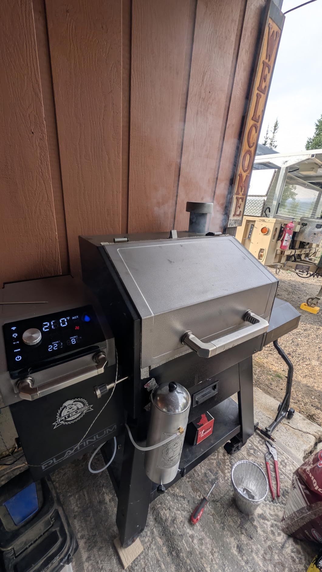 Magnum P.I.G. Cold Smoke Generator – Heavy-Duty USA-Made Aluminum Body, Works with All BBQ & Pellet Grills – 2.5 hr Burn Time customer photo 1