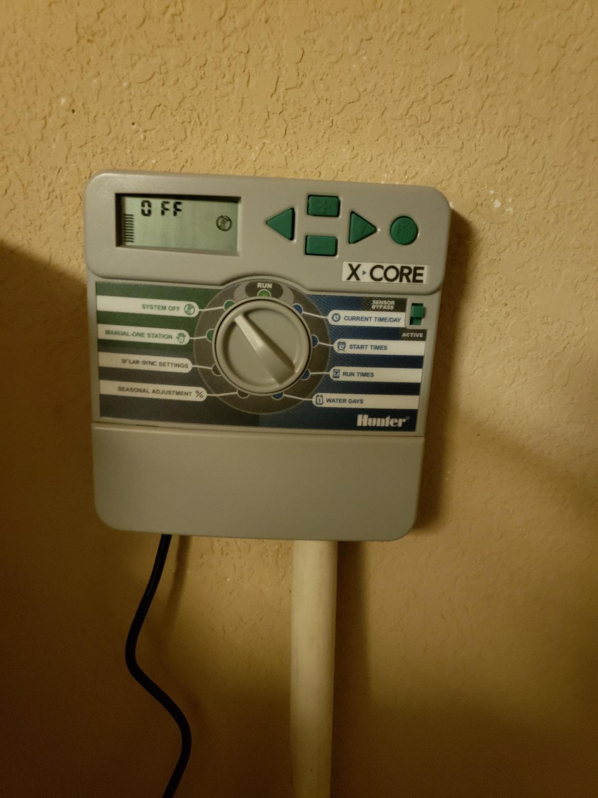 Hunter X-Core XC600i Indoor Sprinkler Timer, 6 Zone Irrigation Controller customer photo 2