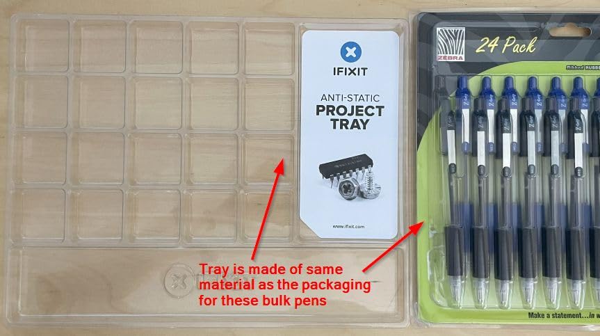 iFixit Anti-Static Project Tray - Small Parts and Screws Organizer customer photo 1