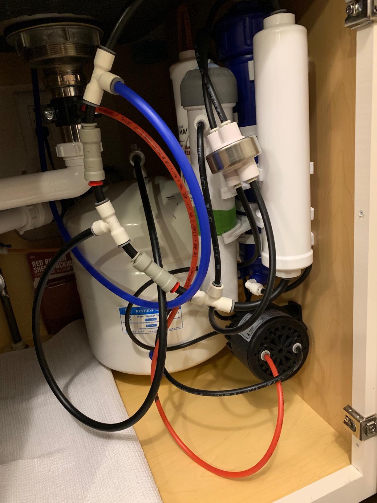 Home Master TMHP HydroPerfection Reverse Osmosis System, 9-stages, Patented 2-pass Alkaline Remineralization, Fast 4.5 Sec Fill Rate, 1:1 Waste Ratio, UV Sterilizer 99.9% EPA 97952AZ1, Iron Prefilter customer photo 1