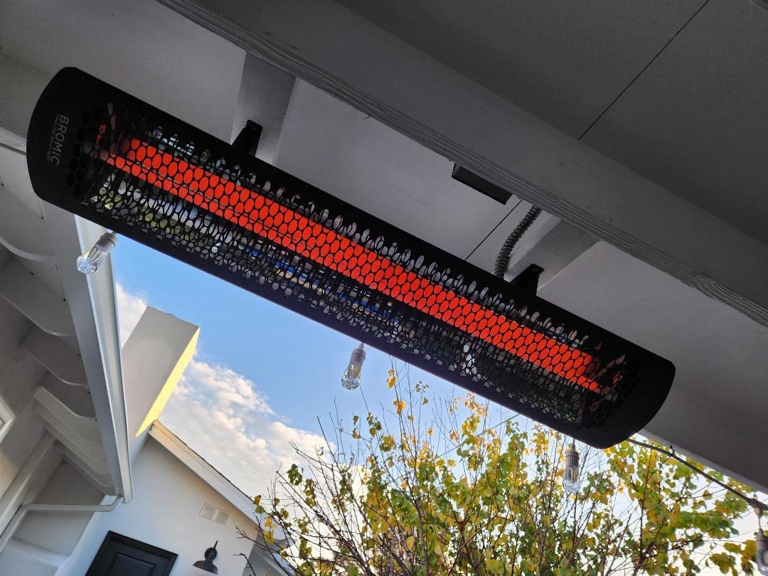 Bromic Tungsten Smart Heat 6000W Electric Patio Heater – Dual Element Infrared, 220V-240V, Black Finish – BH0420033 customer photo 1
