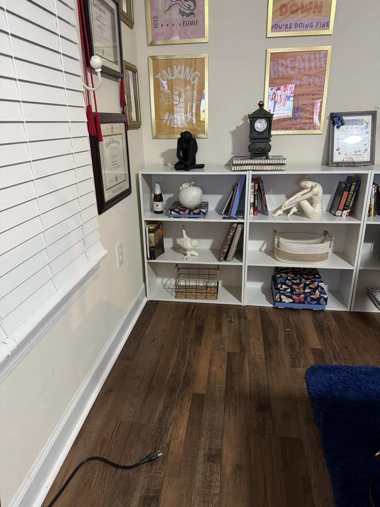 Furinno PASIR Book Shelf, 3-Tier Bookshelf, Storage Shelves Bookcase, 9.7 x 23.7 x 31.5, for Living Room, Bedroom, Home Office, Espresso customer photo 1