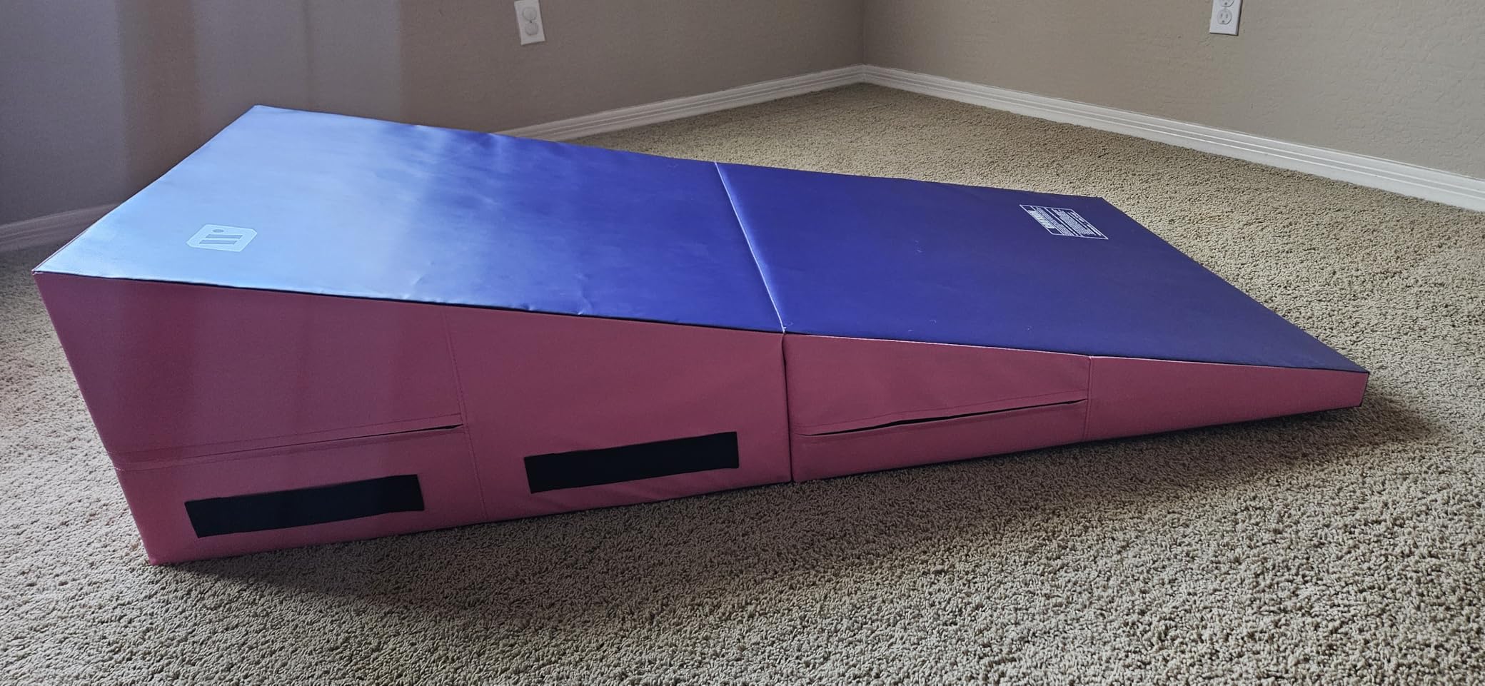 We Sell Mats Gymnastics Incline Mat, Cheese Wedge Skill Shape, Supportive Cushioned Tumbling Mat for Gymnastics, Cheerleading customer photo 1