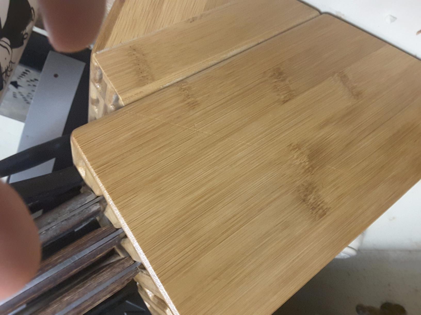 Shenzhen Knives 20 Slot Bamboo Countertop Knife Block – Large, 8x5.25x11 customer photo 1