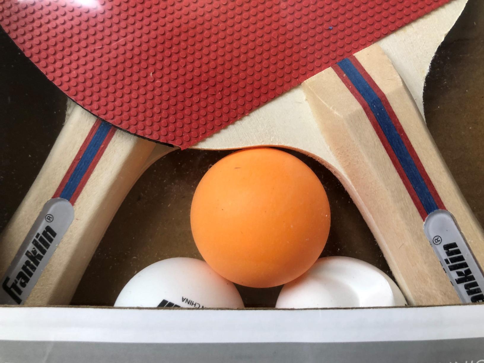 Franklin Sports Ping Pong Paddle Set with Balls - 2 Player & 4 Player Table Tennis Paddle Kit - Full Ping Pong Starter Kit customer photo 2