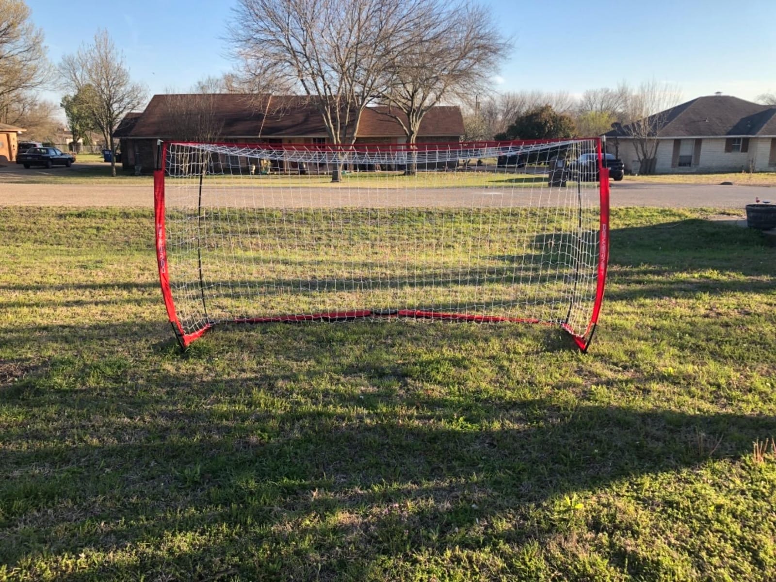 PowerNet Soccer Goal for Backyard, 3Mx2M / 6x4 / 8x4 / 12x6 / 14x7 /18.5x6.5 / 21x7 / 24 x 8 Portable Soccer Net, Sports & Outdoors Training Equipment, Quick Setup 1 Goal & Zipper Storage Bag customer photo 1