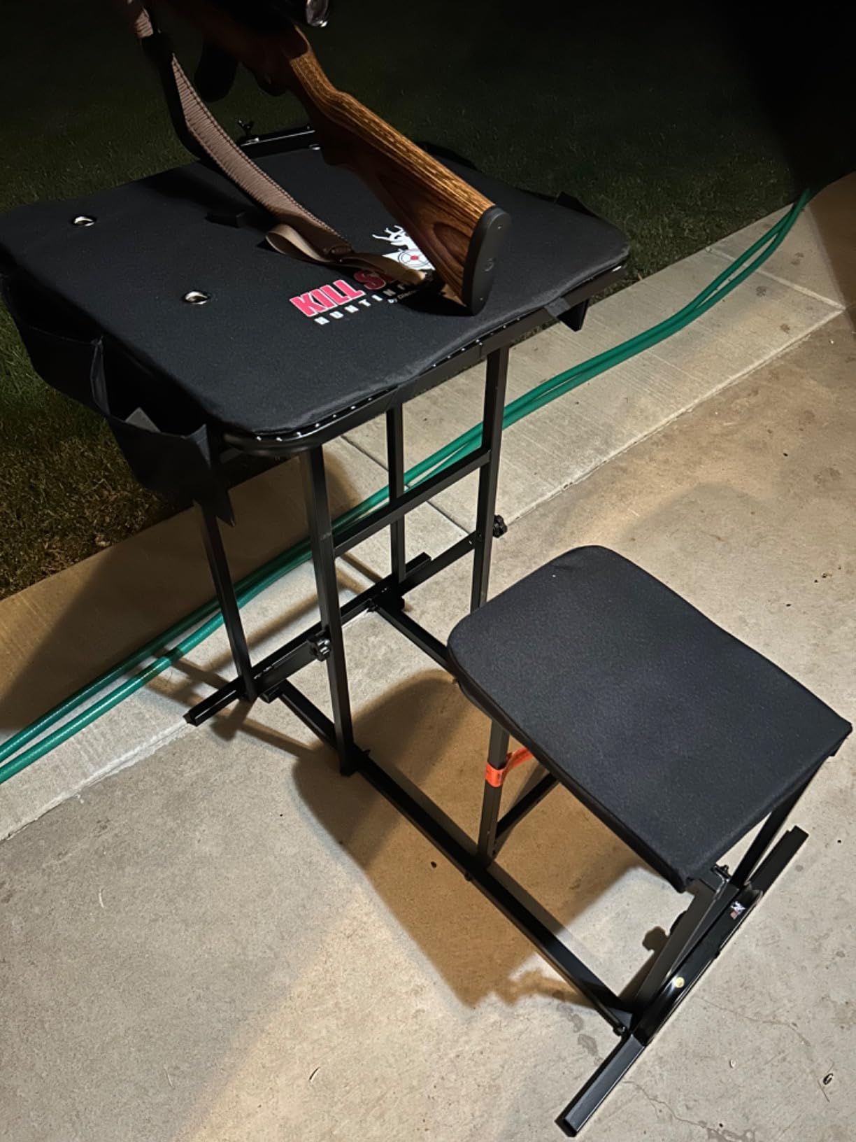 Portable Shooting Bench, 300 lb Cap, Adjustable Table & Gun Rest customer photo 1