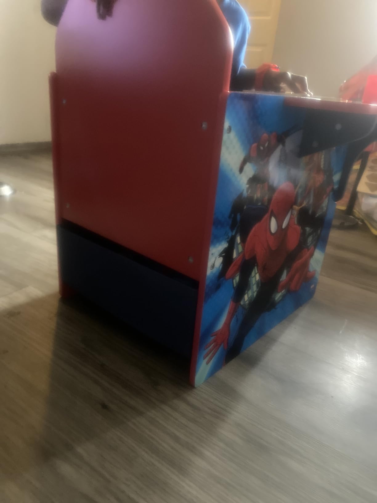 Delta Children Chair Desk With Storage Bin - Greenguard Gold Certified, Spider-Man customer photo 2