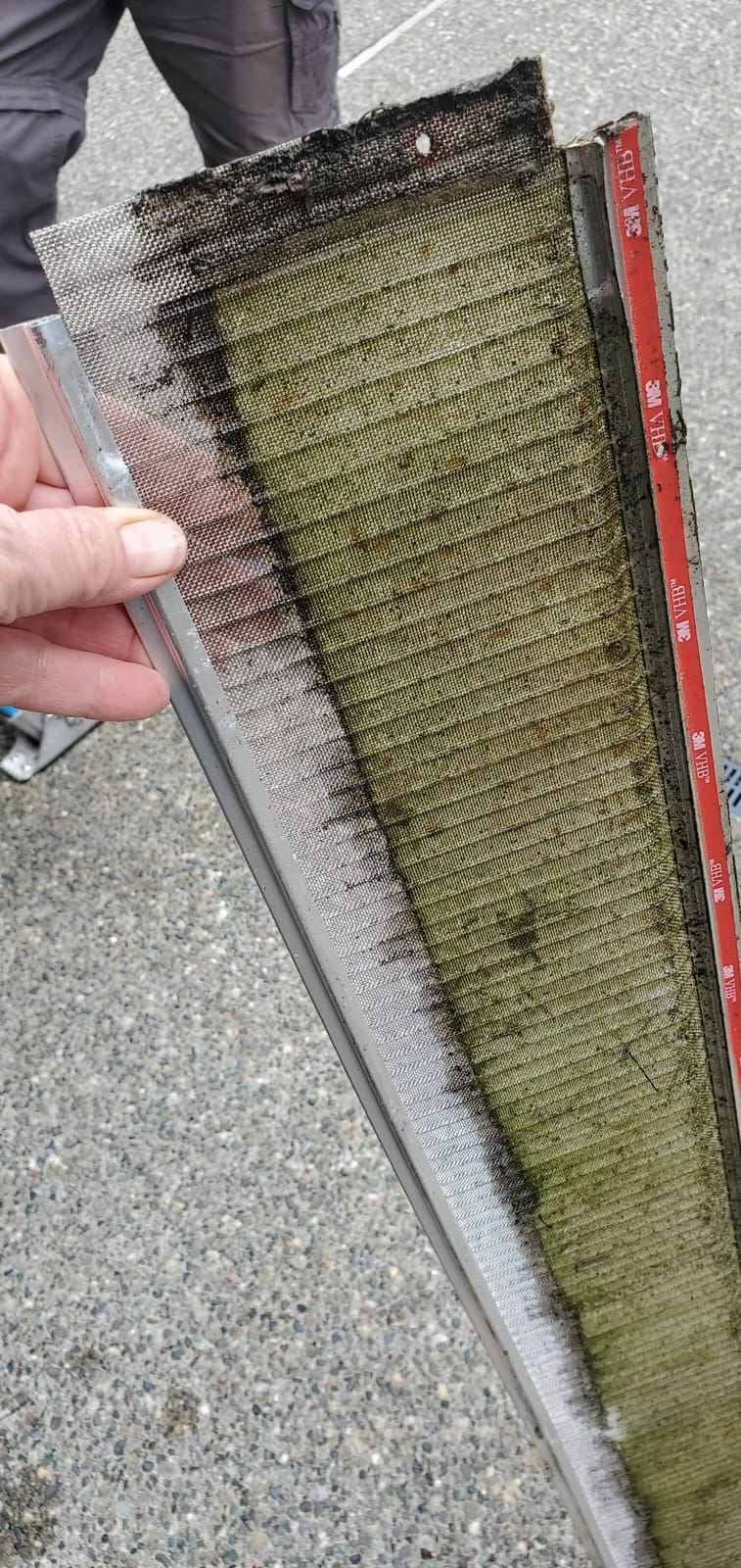 EasyOn Stainless Steel 36' Gutterguard - Fits 5