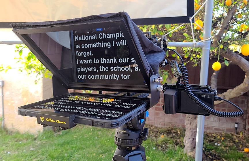 Glide Gear TMP 100 Teleprompter – DSLR, Tablet, Smartphone – 12
