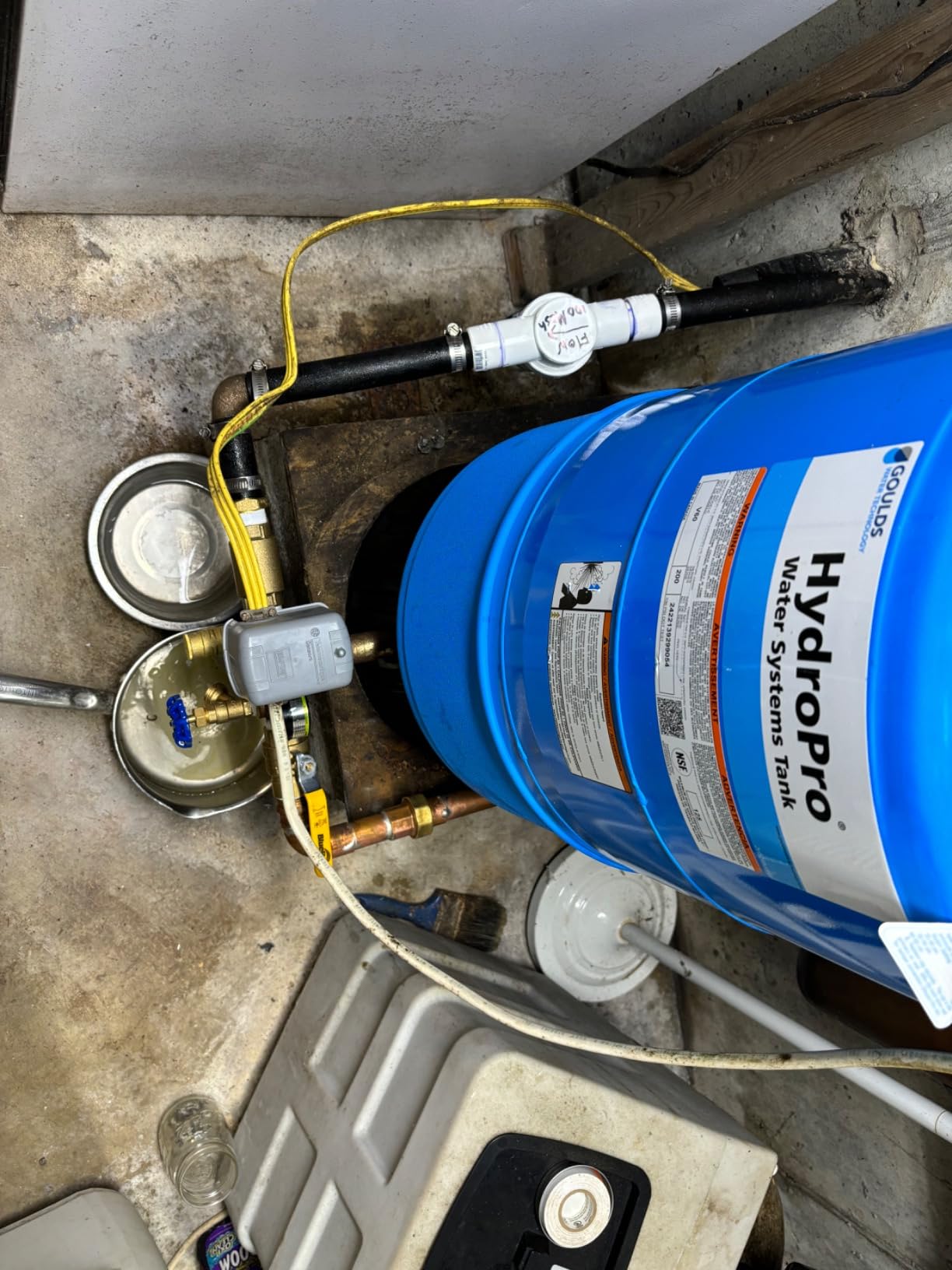 Goulds V60 HydroPro pressure tank With or Without brass tank tee kit + UNION + Valves Square D fsg2 40-60 (V60Tank + 1