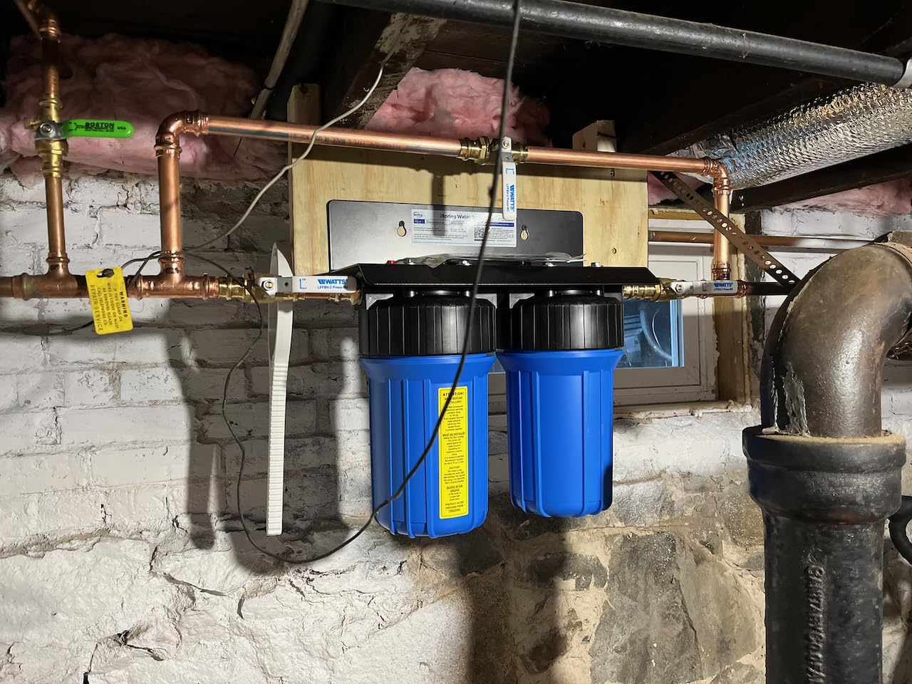 iSpring WGB21B 2-Stage Whole House Water Filtration System, 50000 Gallons customer photo 1