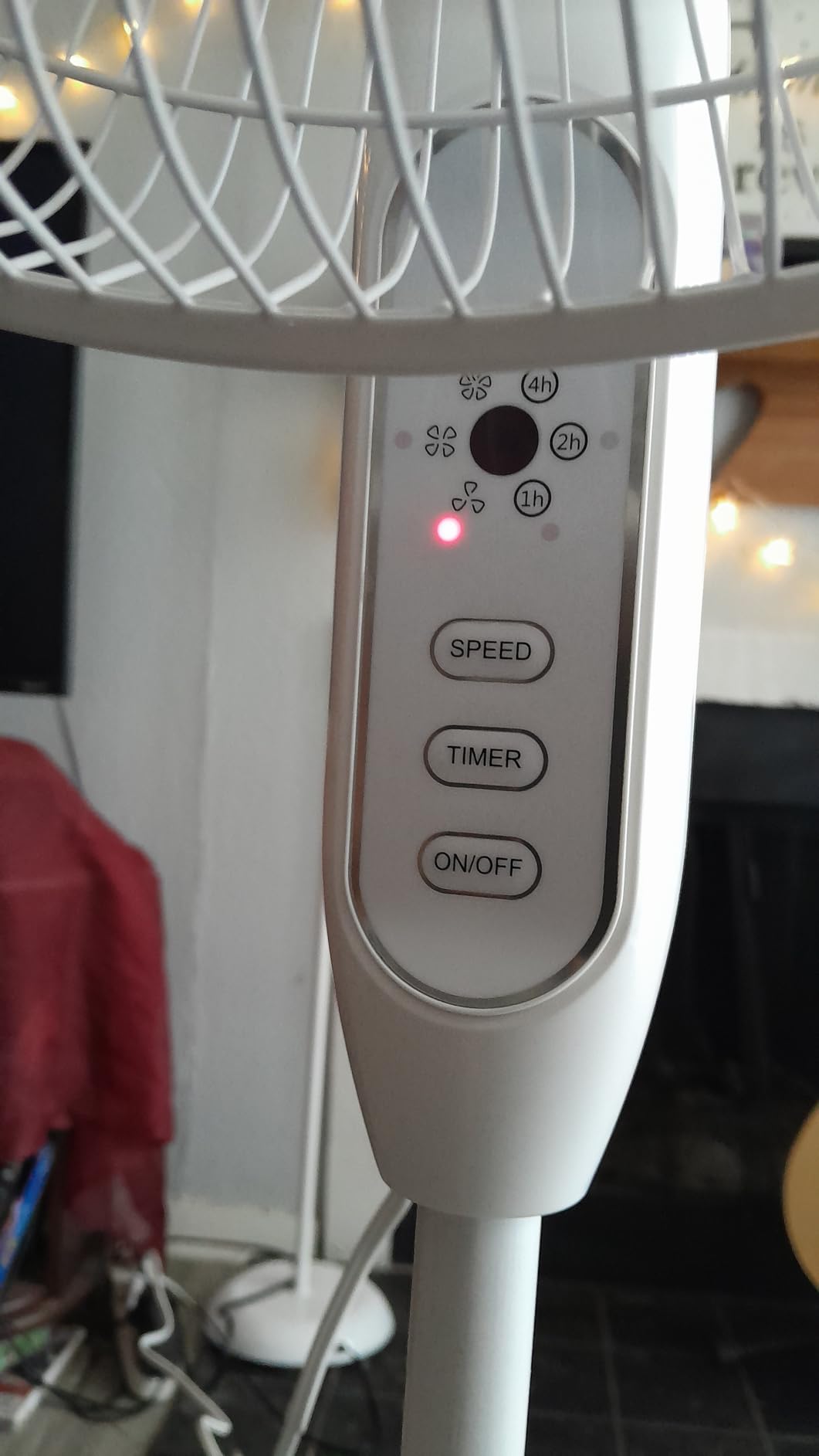 Hurricane Pro High-Velocity Oscillating Metal Stand Fan, 3 Speeds, 20in customer photo 2