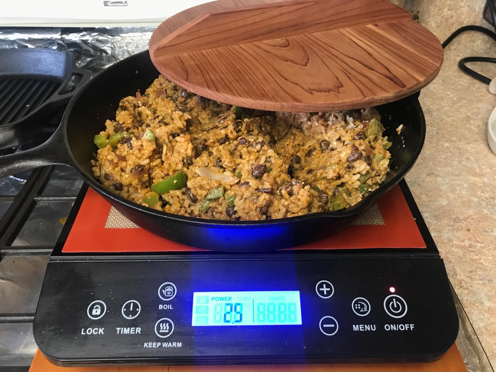 Duxtop Portable Induction Cooktop, Countertop Burner 1800W Silver 9600LS customer photo 2