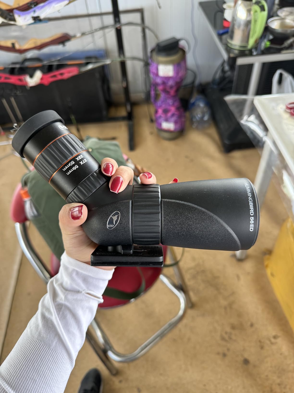 Celestron Hummingbird ED 56mm Angled Micro Spotting Scope – Travel Friendly customer photo 1