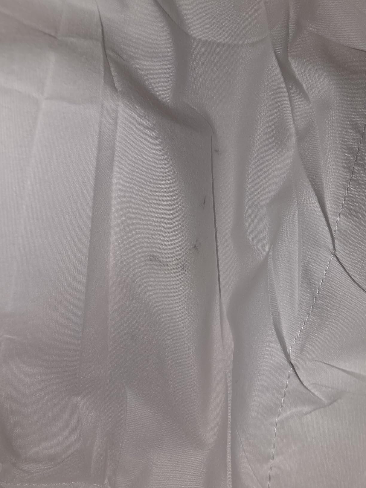 Luxurious King/California King Size Goose Down Fiber Waterfowl Feather Fiber Comforter Duvet, 100% Cotton Cover, 58 oz. Fill Weight, Baffle Box Design, White Solid customer photo 1