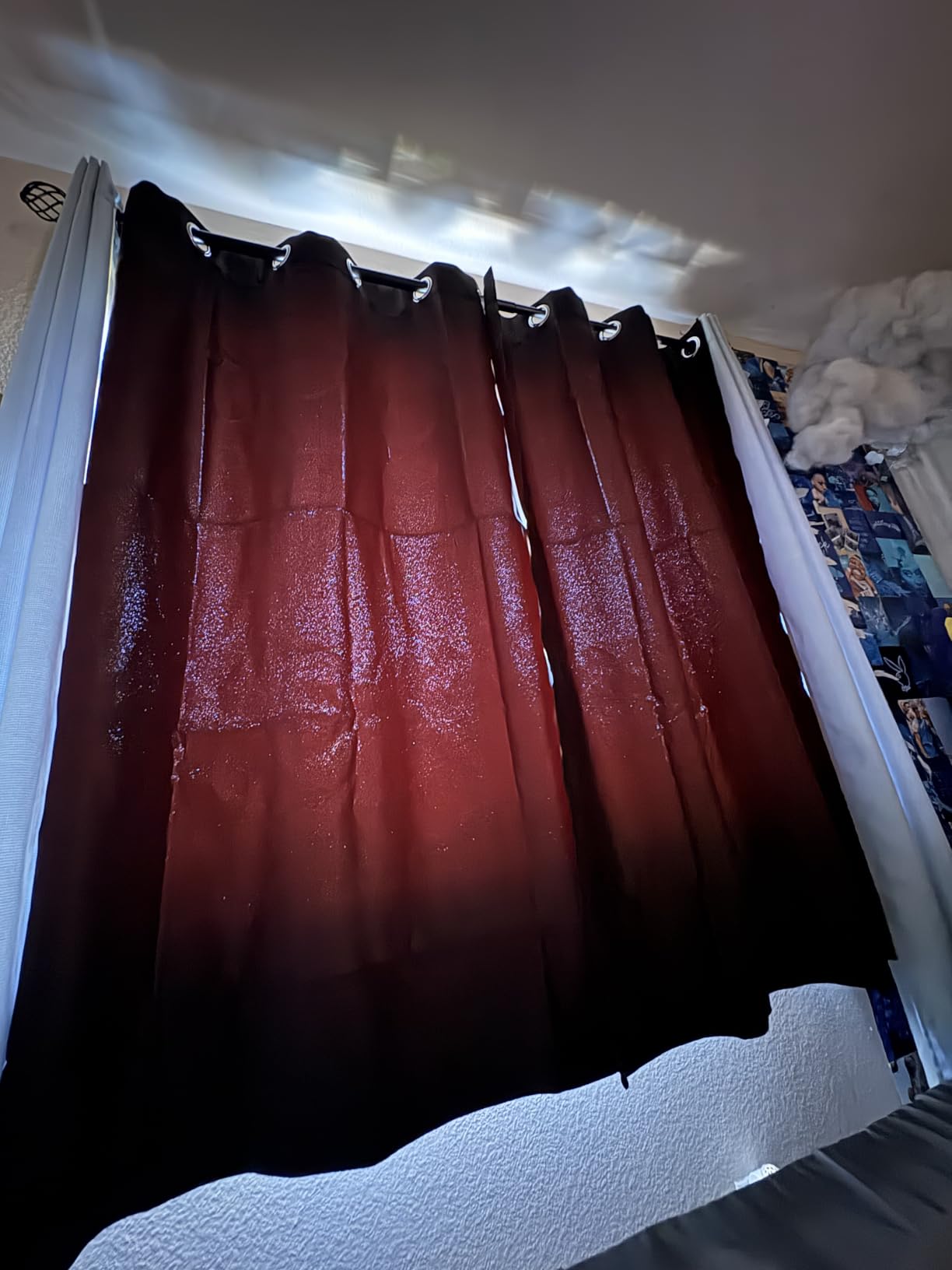 NICETOWN Baby Pink Blackout Curtains for Nursery 42