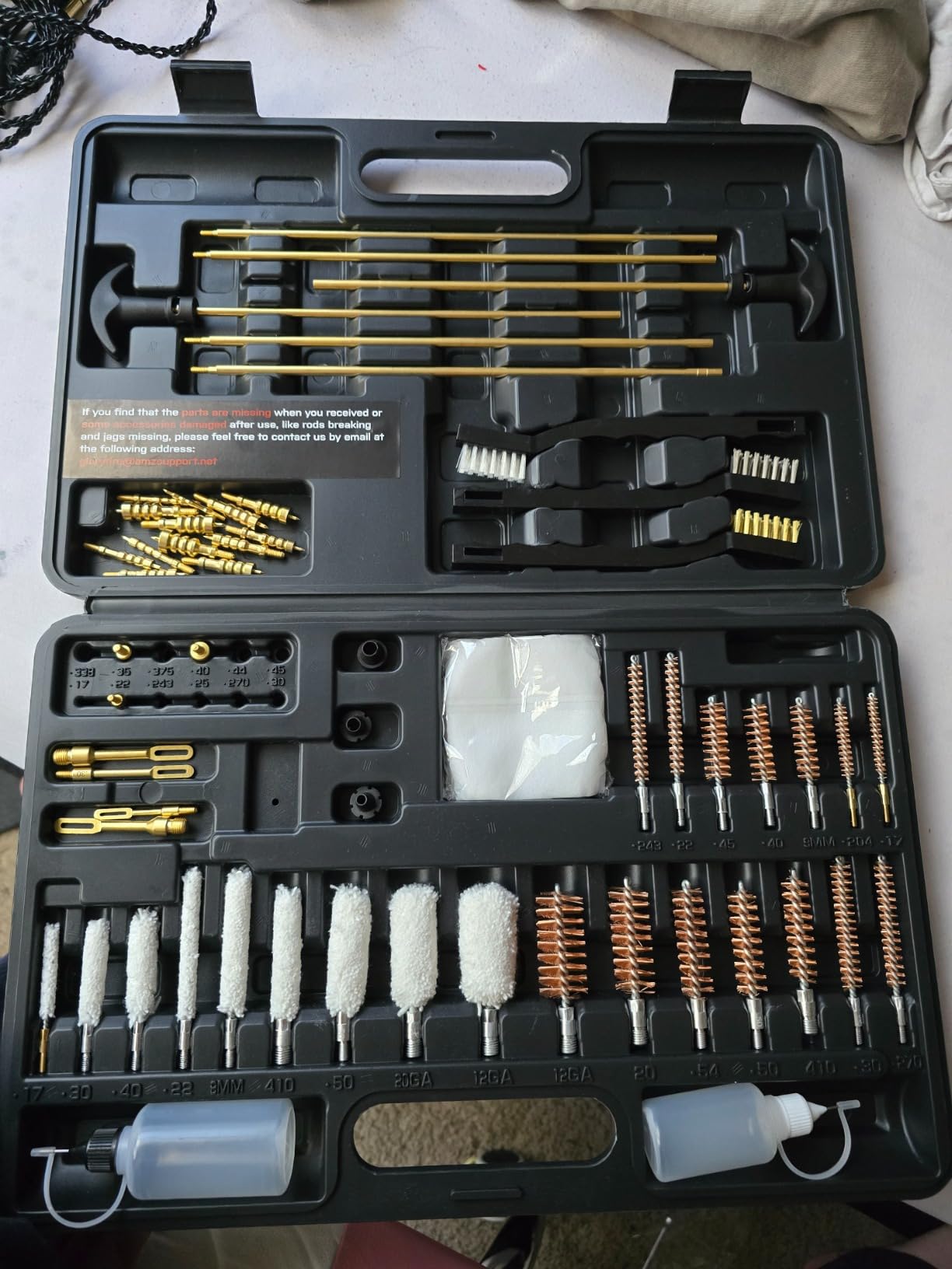 GLORYFIRE Universal Gun Cleaning Kit with Jags and Rods for All Caliber customer photo 1