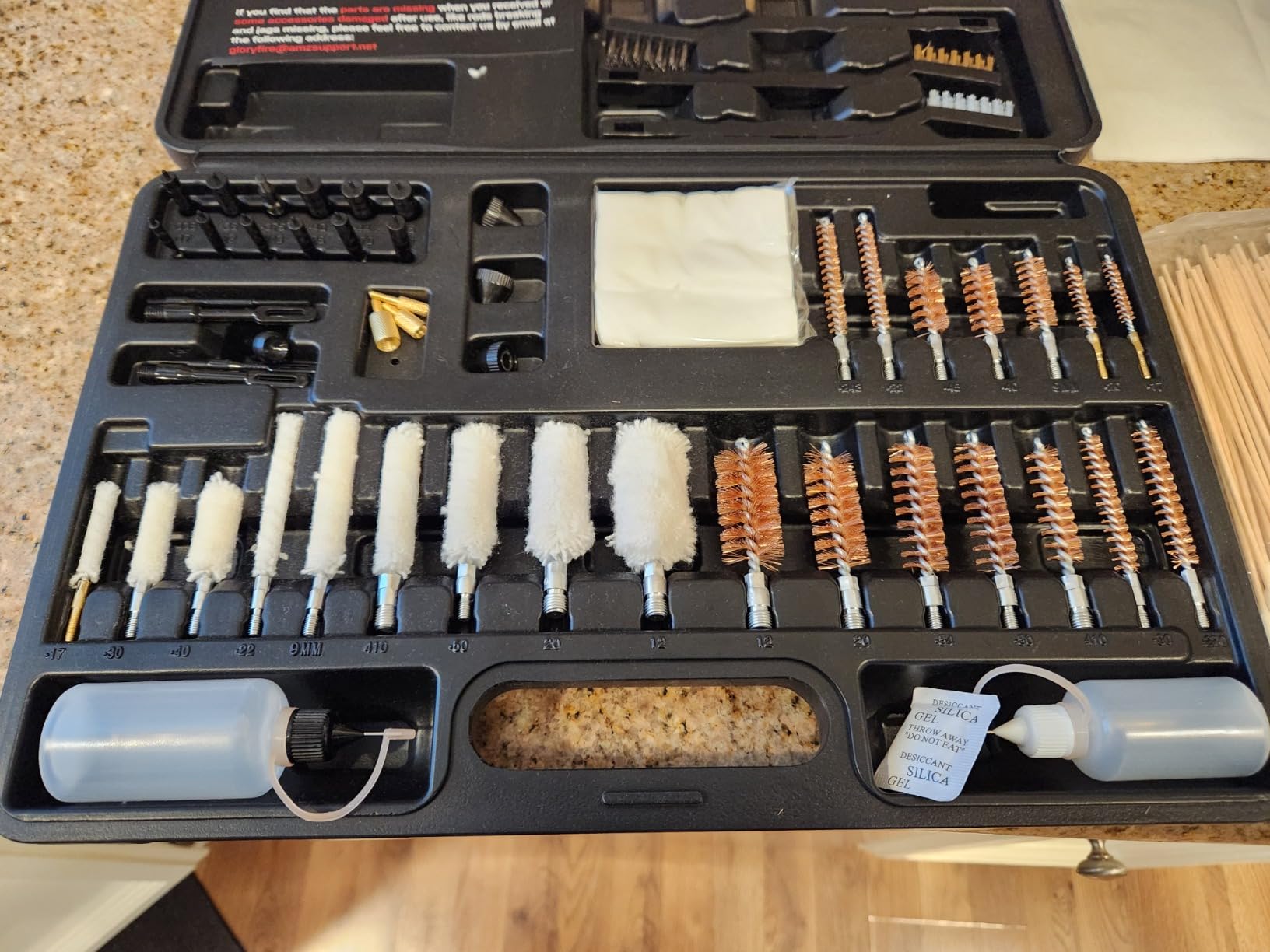 GLORYFIRE Universal Gun Cleaning Kit with Jags and Rods for All Caliber customer photo 2
