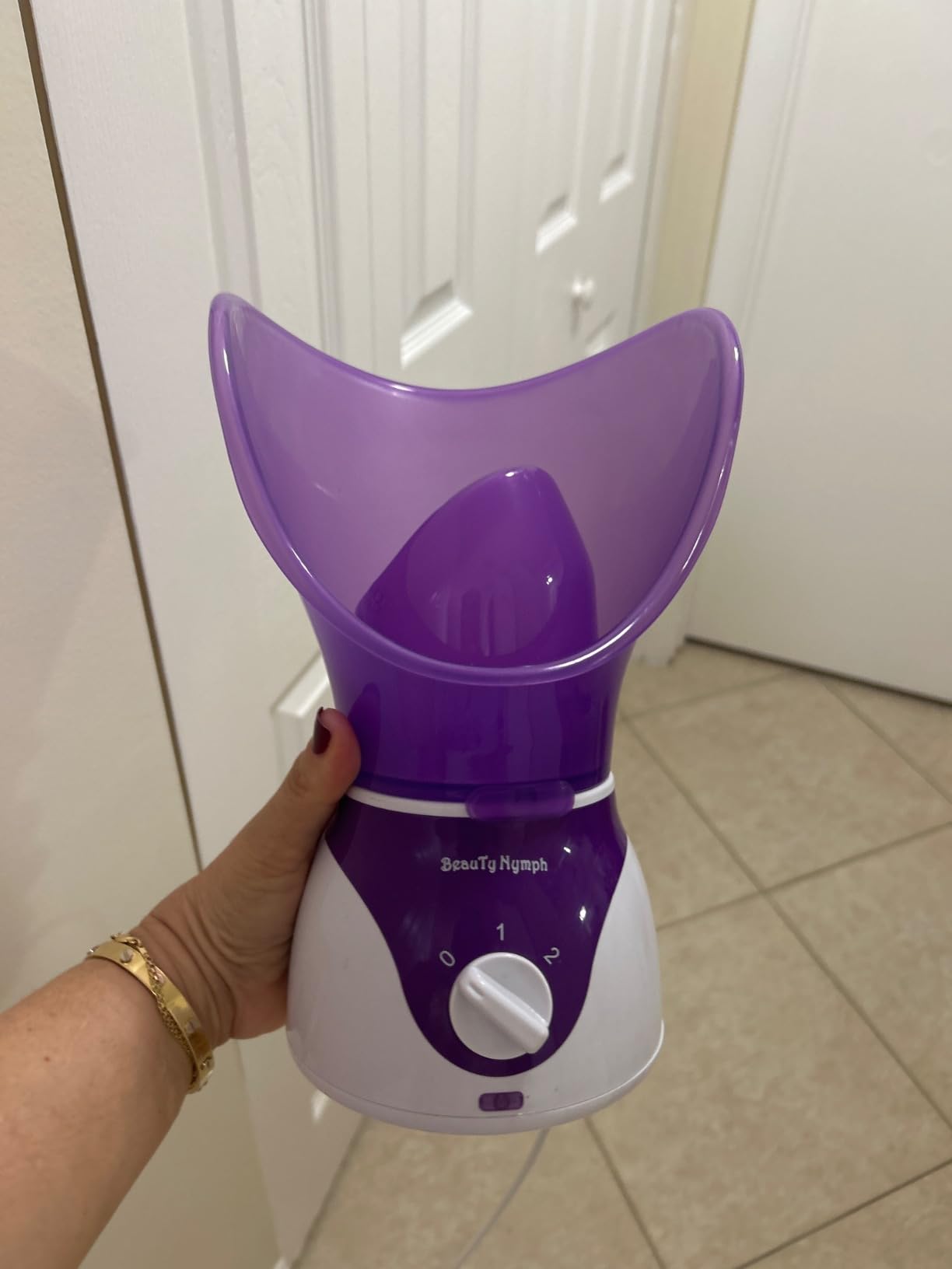 Face Steamer,Beauty Nymph Spa Home Facial Steamer Sauna Pores and Extract Blackheads, Rejuvenate and Hydrate Your Skin for Youthful Complexion- Face Steaming Skincare Deep Cleanse SPA customer photo 2