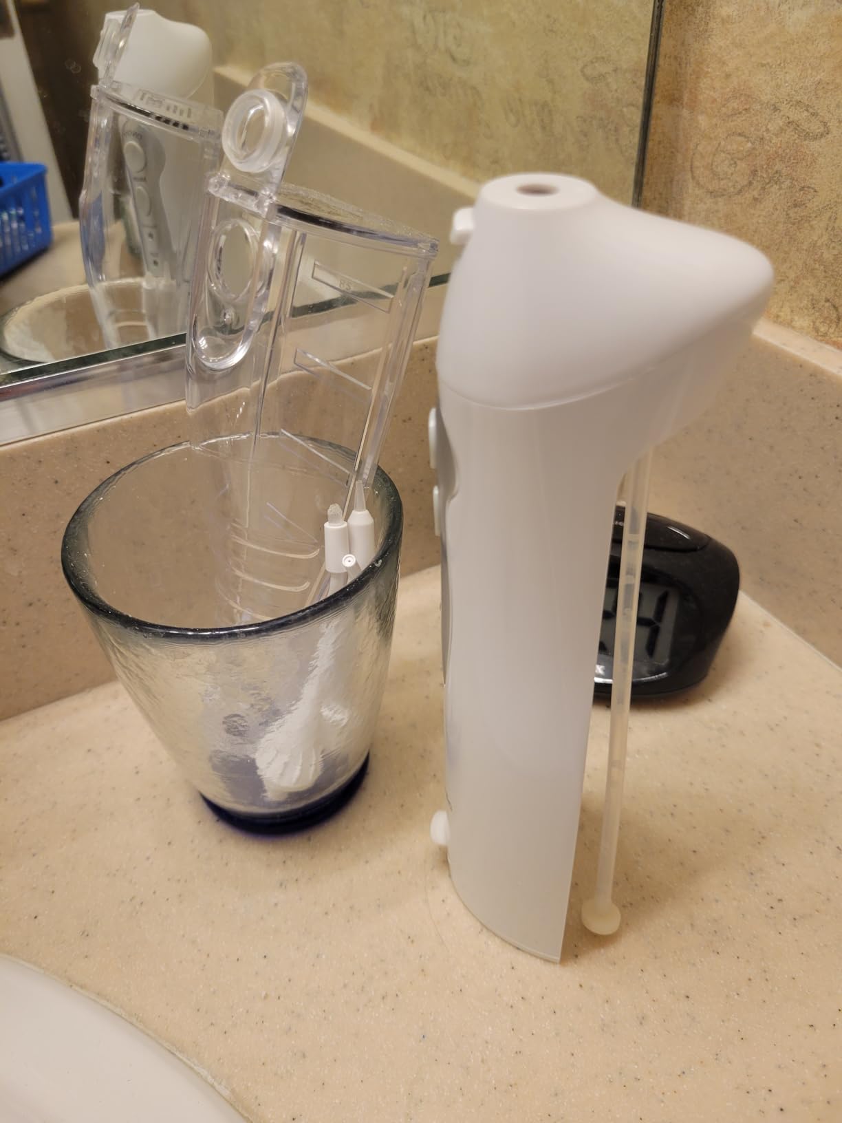 AquaSonic Aqua Flosser Water Flosser, ADA Accepted, White customer photo 1