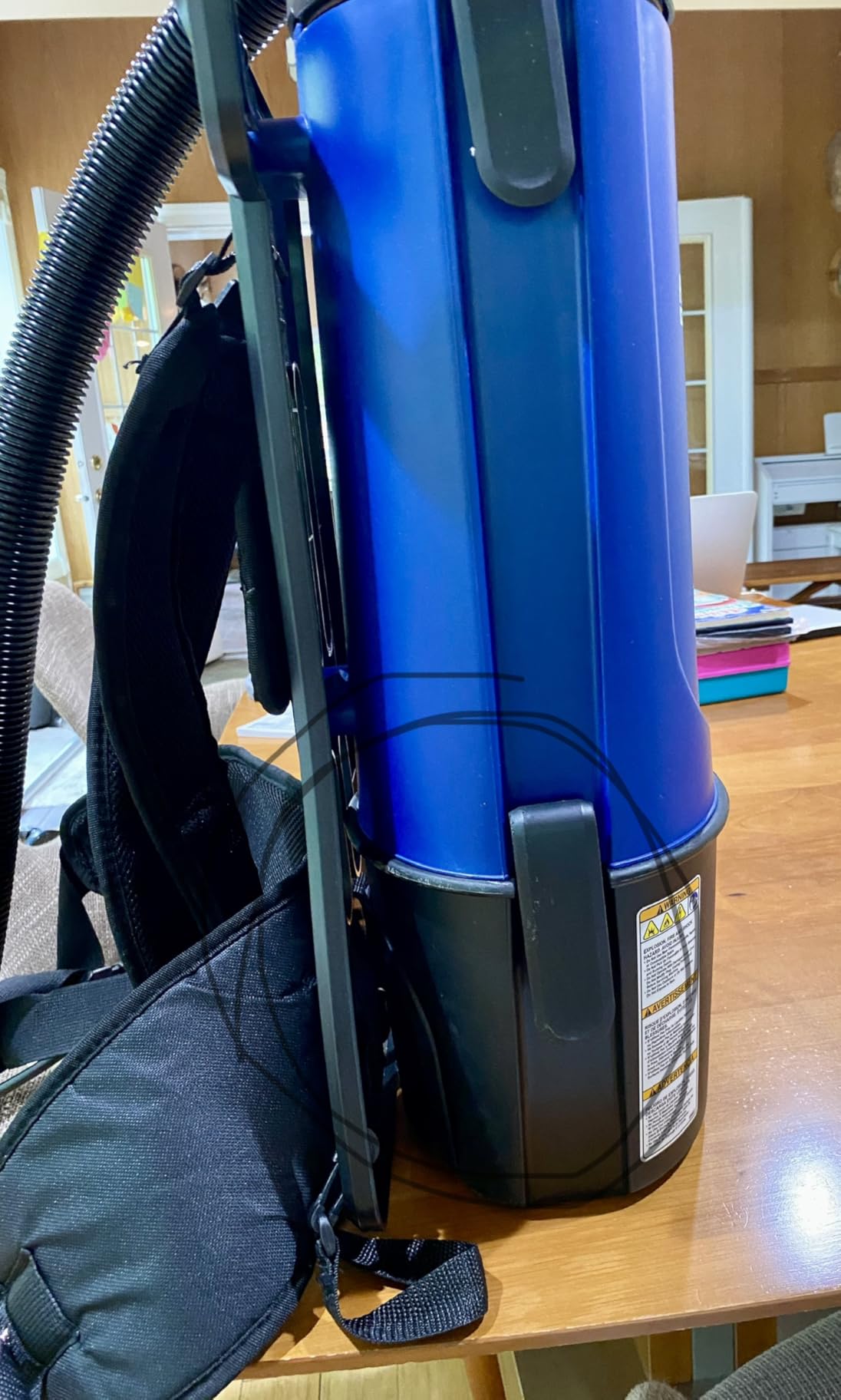 Powr-Flite Pro-Lite Backpack Vacuum Cleaner, 4-Quart Canister, BP4S customer photo 1