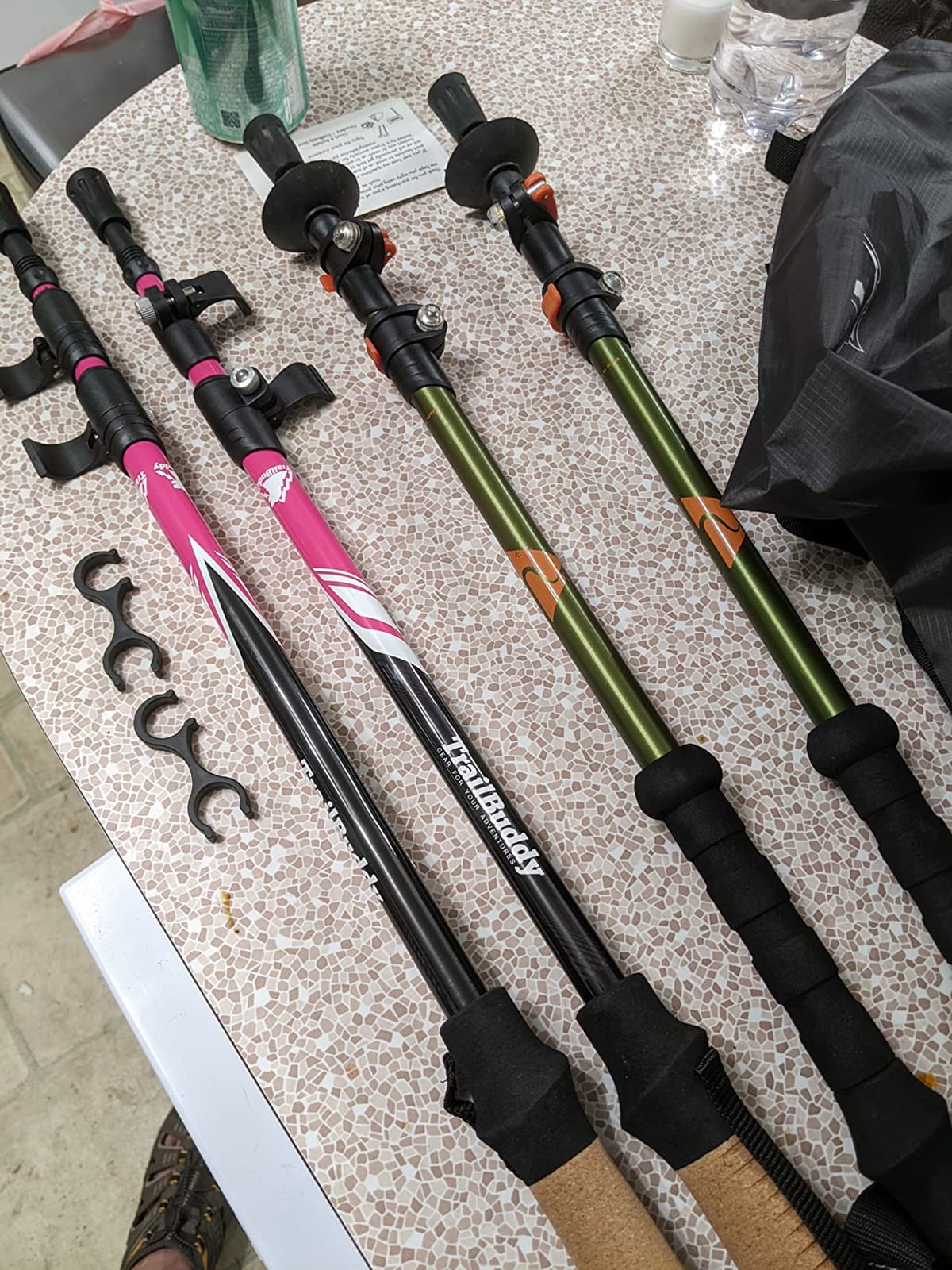 TrailBuddy Trekking Poles - Lightweight 7075 Aluminum Hiking Poles for Women, Men & Seniors - Collapsible Walking Sticks for Travel, Trails & Balance customer photo 1