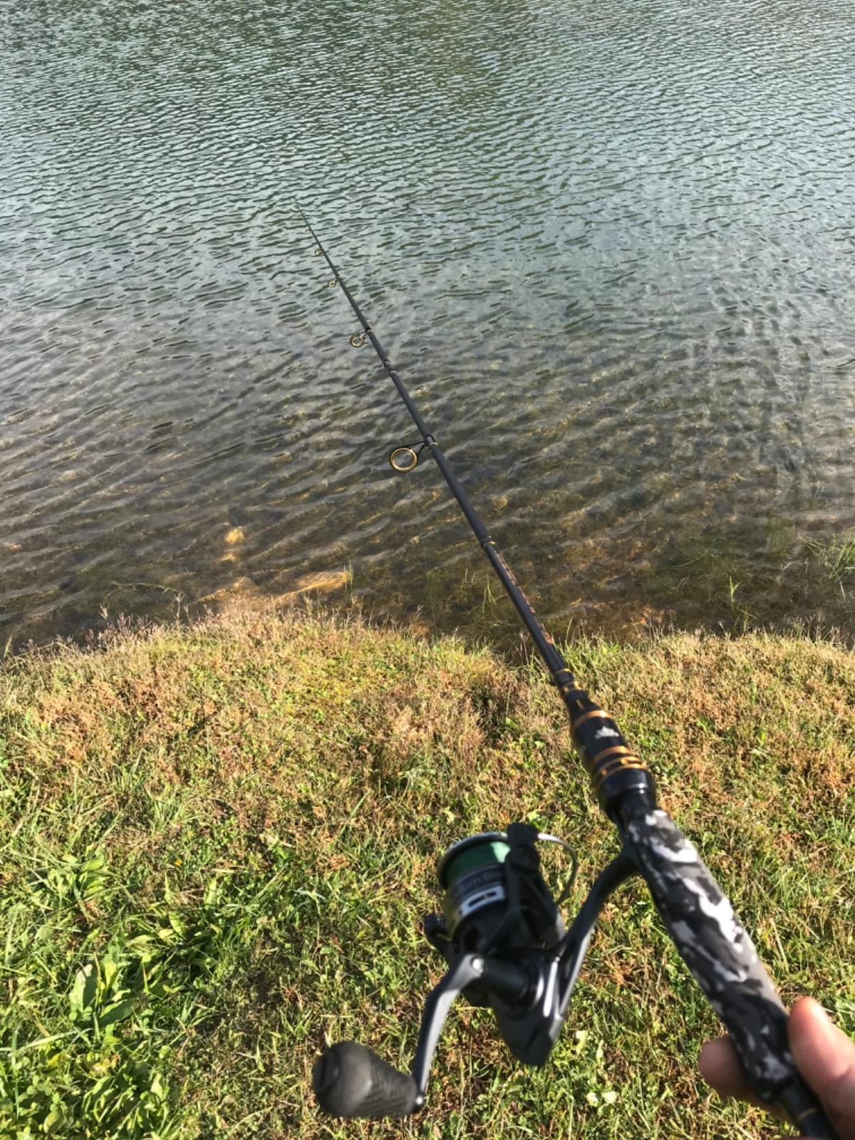 2 Piece 7 Feet Spinning Rod 24 Ton Carbon Fiber Spincasting Fishing Rod with 2 Tips - Medium and Medium Heavy Portable Spin Bass Fishing Rod customer photo 1