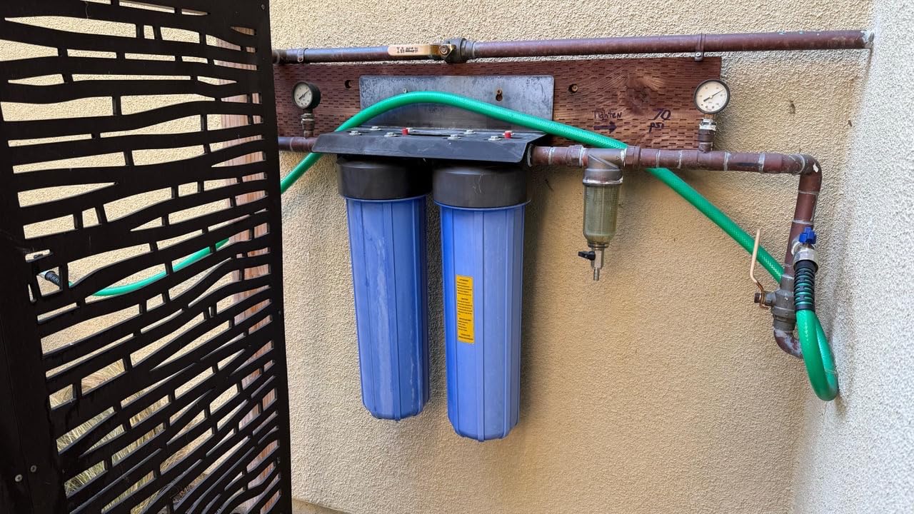 iSpring Iron, Mangaese Whole House Water Filter System Also Eliminates Chlorine, Taste, and Odor, 2-Stage Commercial-Grade 20