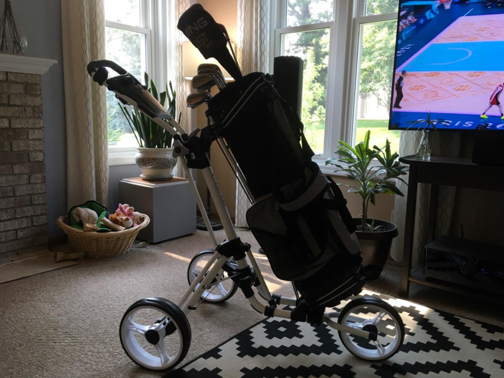 Qwik-Fold - 3-Wheel Golf Push Cart customer photo 1